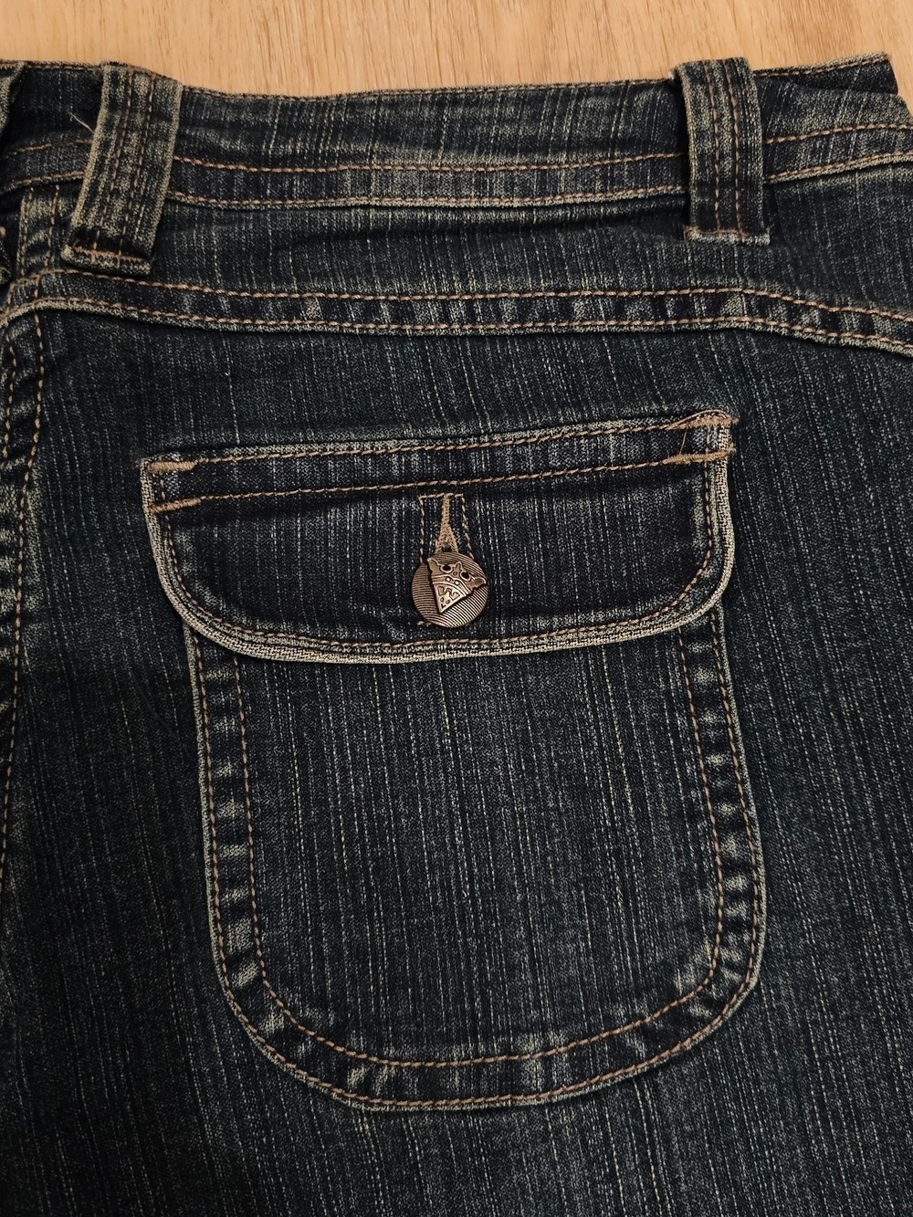 MXM Dark Wash Wide Leg Jeans - Picture 8 of 10